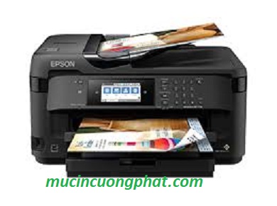 Máy in màu đa chức năng Epson Workforce WF-7710, In-scan-copy-fax Khổ A3