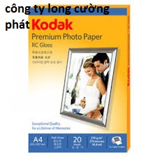 GIẤY IN ẢNH KODAK RC KHỔ 13 * 18 SỌC ĐEN